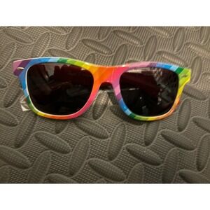 New Skittles‎ Rainbow Red Yellow Green Classic Unisex Plastic Sunglasses Pride